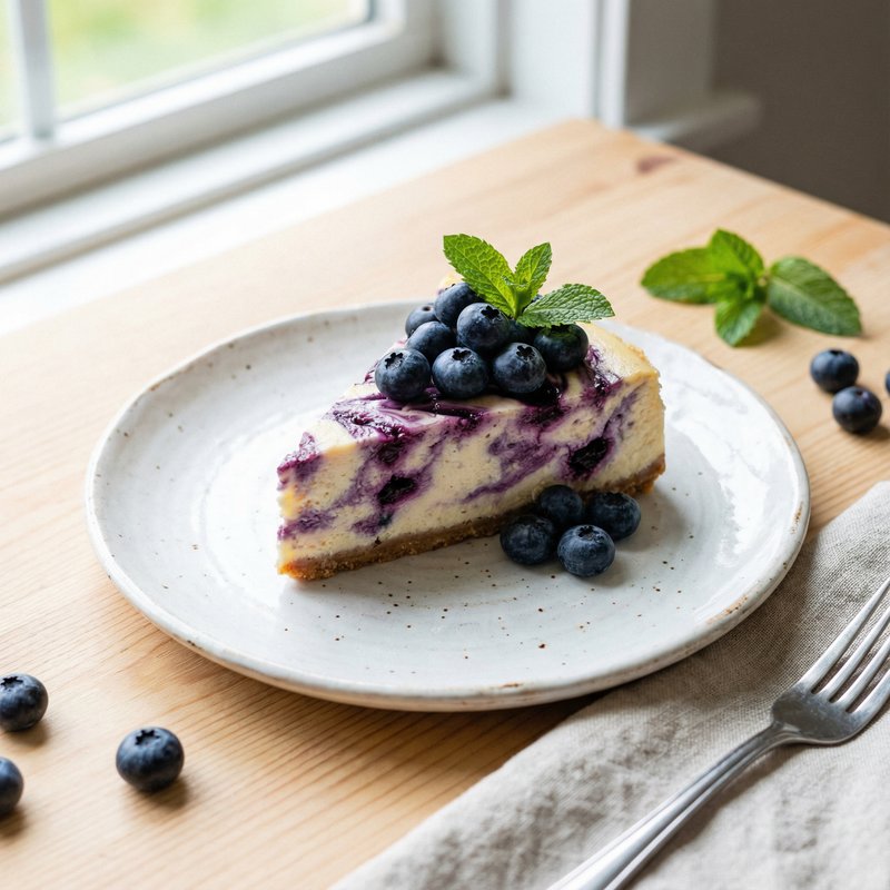 Lemon Blueberry Cheesecake Minis