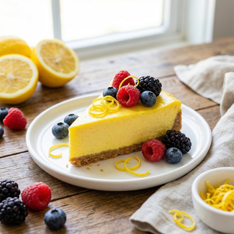 No-Bake Lemon Cheesecake
